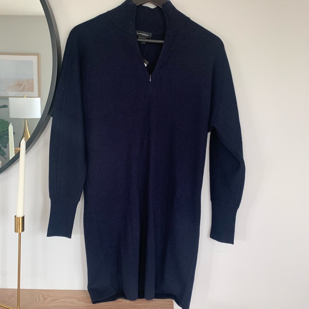 Club Monaco Veronica Dress Navy size XS